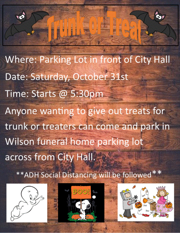 TRUNK or TREAT!